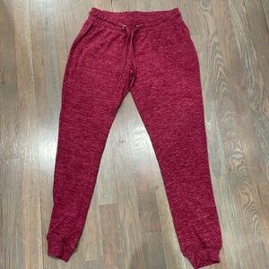 Pink/red joggers